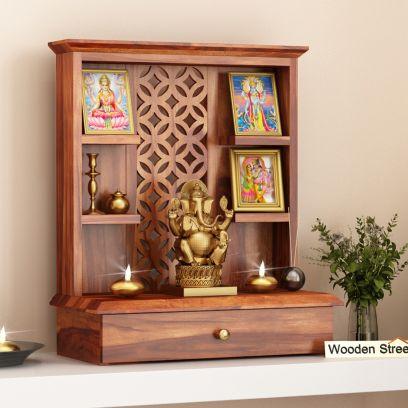 Buy Pooja Mandir for home Online at upto 55 off- Wooden Street in Andheri East - Image 1