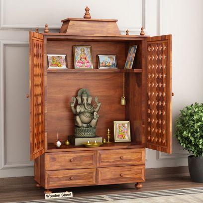 Buy Pooja Mandir for home Online at upto 55 off- Wooden Street in Andheri East - Image 3