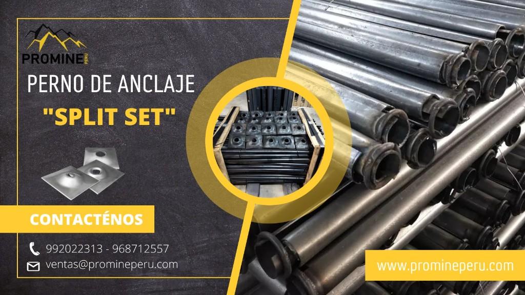 PERNOS SPLIT SET CON PLACAS-PROMINE PERÚ en Perú - Imagen 1