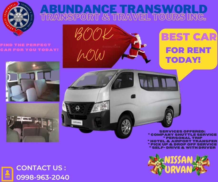 VAN FOR RENT AT VERY AFFORDABLE PRICE! in Bacoor - Image 2