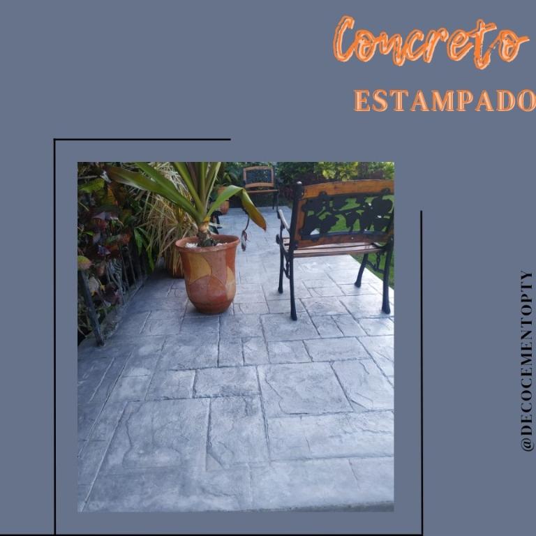 CONCRETO ESTAMPADO. PISOSPTY en Panamá - Imagen 2