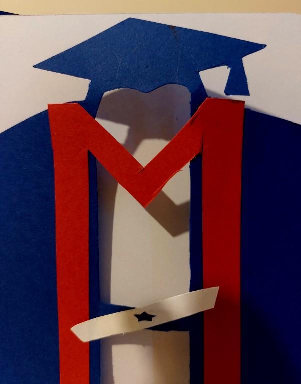 Graduate Greeting Card Handmade Thank you. in Sidcup - Image 4