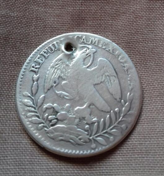 1841 RESPLANDOR PLATA MÉXICO moneda en Ciudad de Guatemala - Imagen 1