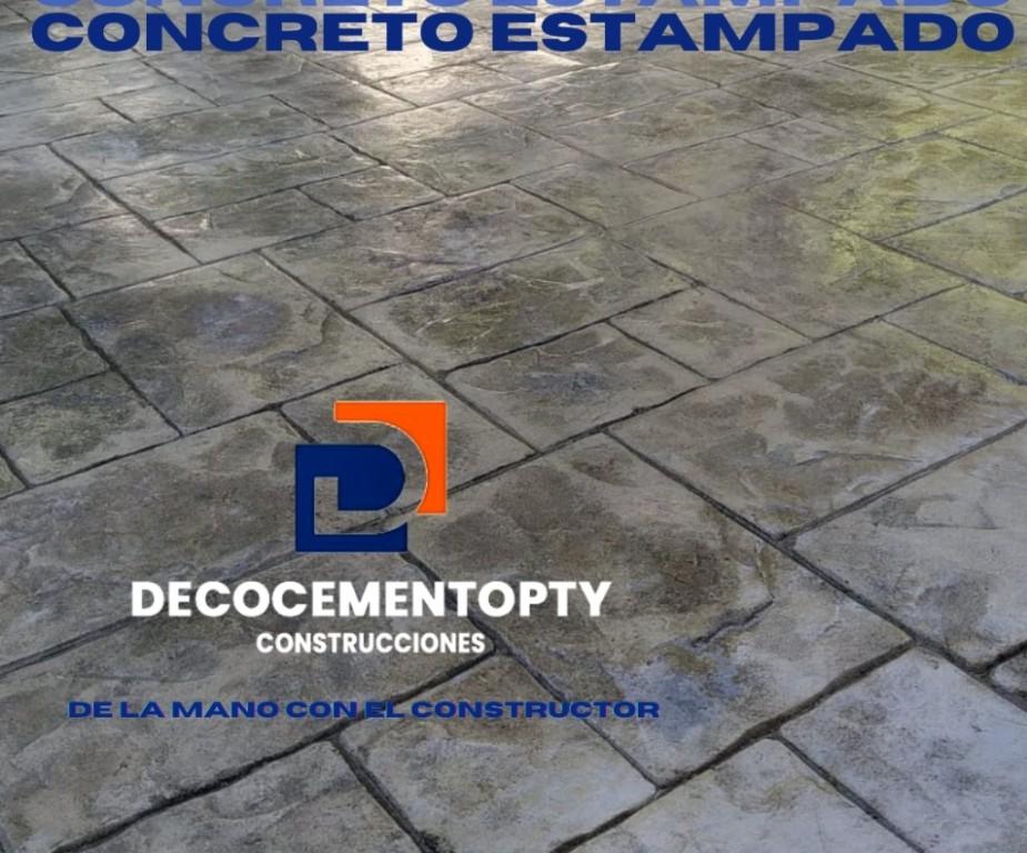 Concreto Estampado. Decopty en Panamá - Imagen 1