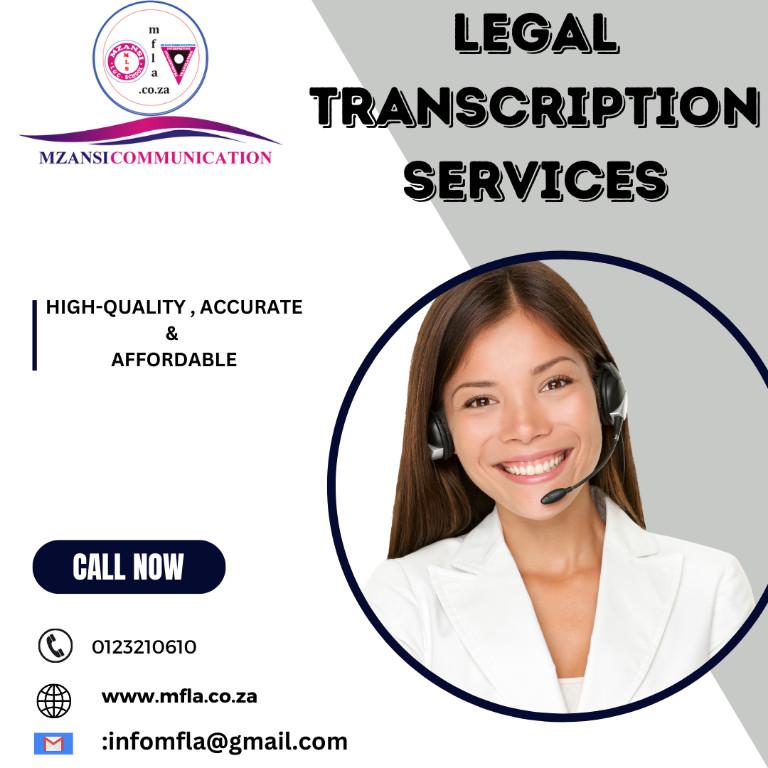 LEGAL TSONGA TRANSCRIBERS NEAR ME in Bloemfontein - Image 3
