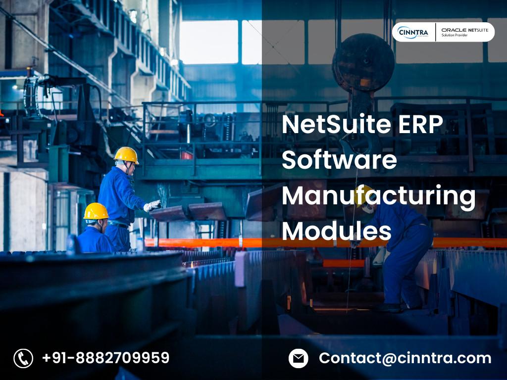 NetSuite ERP Software Modules for Manufacturing in Gandhinagar - Image 1