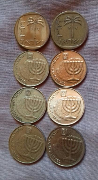Monedas 10 AGOROT PALMERAS ISRAEL en Ciudad de Guatemala - Imagen 6