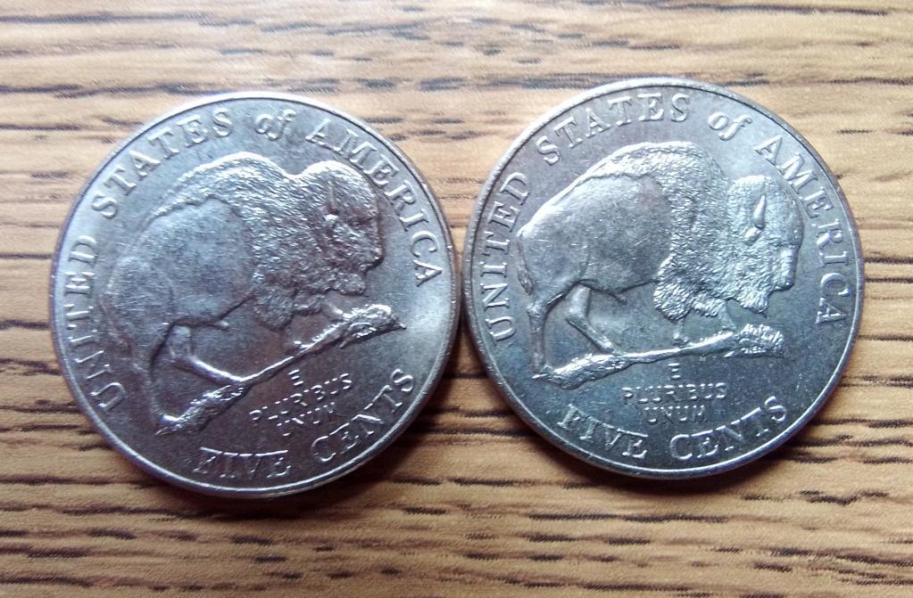 Liberty BUFFALO 2005 D 2005 P FIVE CENTS MONEDAS en Ciudad de Guatemala - Imagen 5