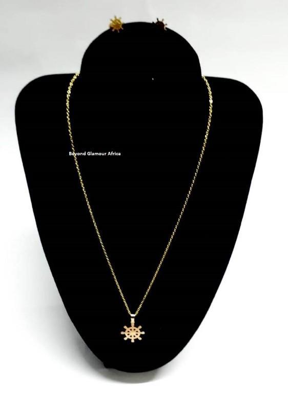 Womens Gold Tone Rudder Jewelry Set in Nairobi - Image 2