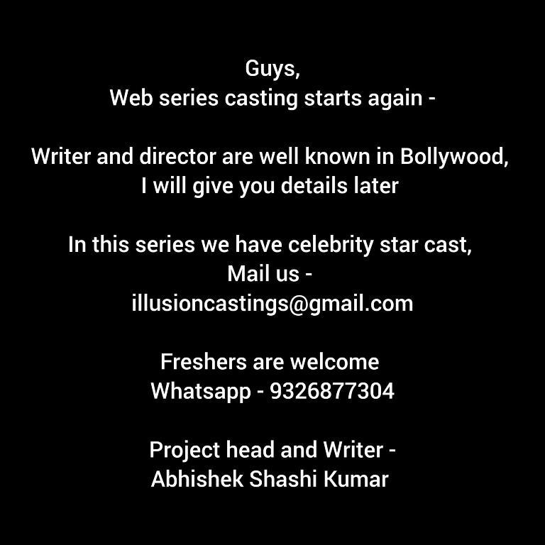 Web series casting in Ghātkopar - Image 1