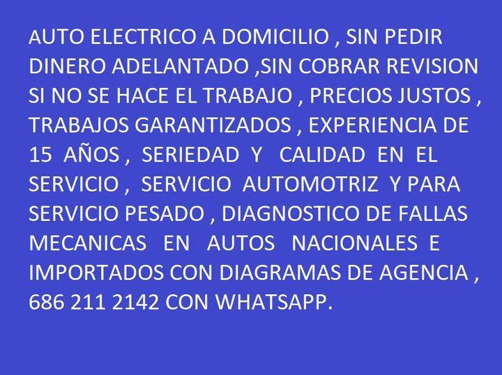 AUTO ELECTRICO A DOMICILIO, en Platt - Imagen 1