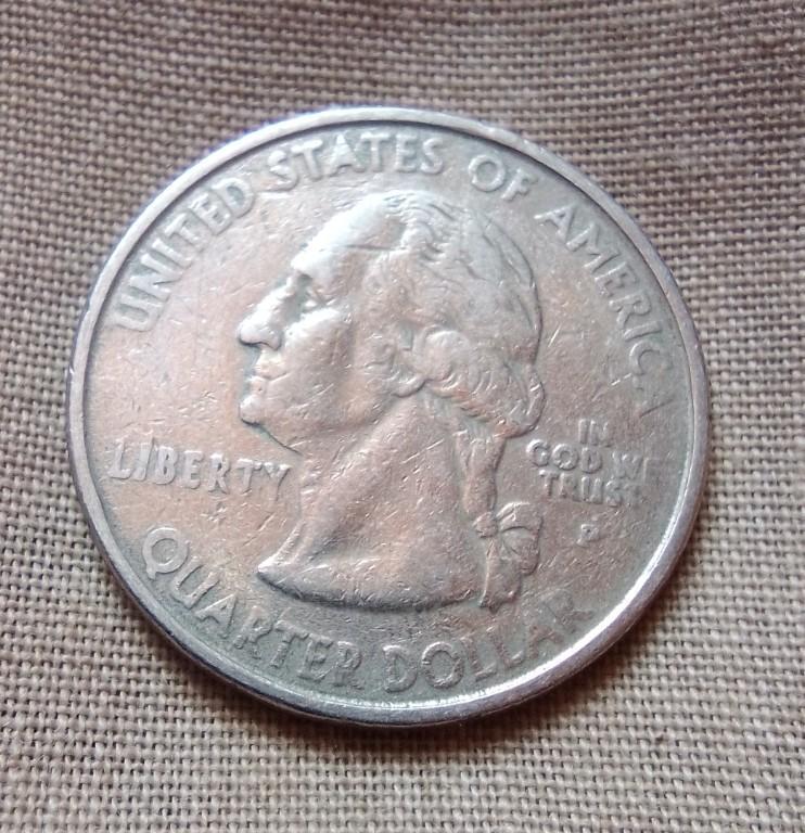 1788 MARYLAND QUARTER DOLLAR LIBERTY MONEDA en Ciudad de Guatemala - Imagen 2