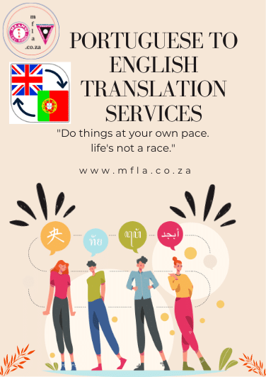 PORTUGUESE-ENGLISH TRANSLATION SERVICES in Randburg - Image 1