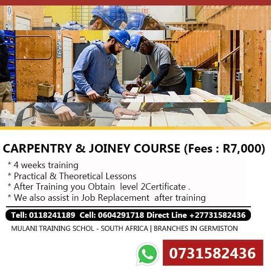 Basic Rigging,Co2 welding 4 weeks Training Free Accommodation in Bedfordview - Image 3