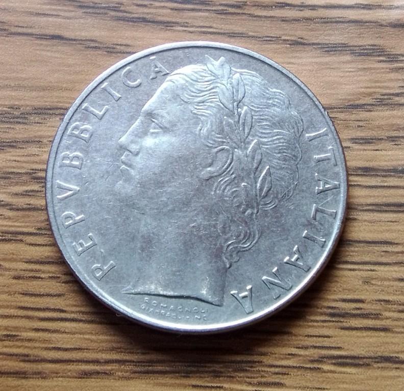 1972 R ITALIANA L.100 MONEDA ROGMANOLI en Ciudad de Guatemala - Imagen 2