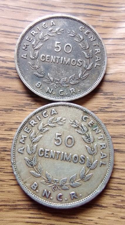 75 años antigüedad COSTA RICA MONEDAS ANTIGUAS en Ciudad de Guatemala - Imagen 4