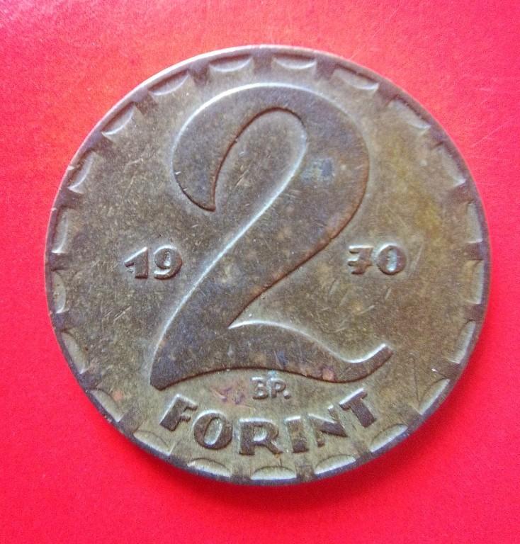 HUNGRIA 1970 MONEDA 2 FORINT en Ciudad de Guatemala - Imagen 2