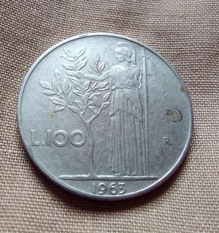 1963 R MONEDA ITALIANA ANTIGUA en Ciudad de Guatemala - Imagen 2