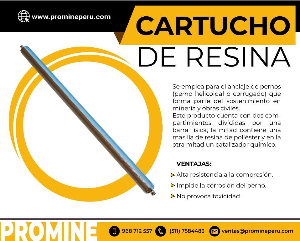 CARTUCHO DE RESINA//SOLIDIFICACIÓN RAPIDA//PROMINE PERÚ en Lima - Imagen 1