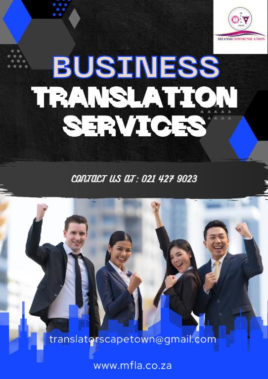 Business Translation Services in Randburg - Image 1