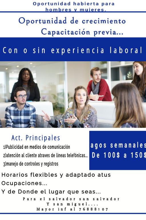 Empresa privada requiere personal en San José Villanueva - Imagen 2