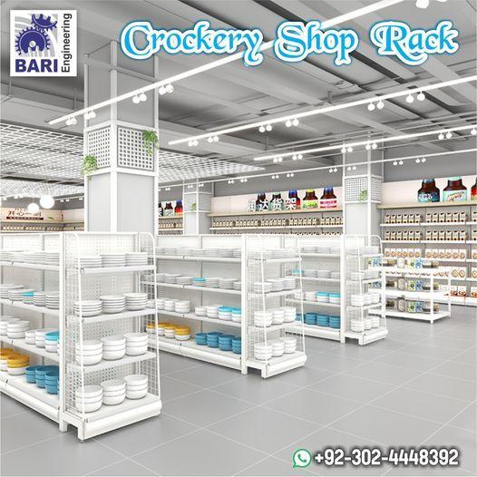 Crockery Display Rack | Supermarket Rack | Shop Rack | Crockery in Cantonment - Image 1