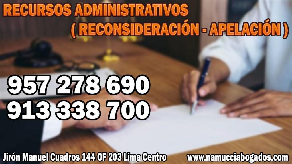 RECURSOS ADMINISTRATIVOS ANTE MIGRACIONES en Lima - Imagen 3