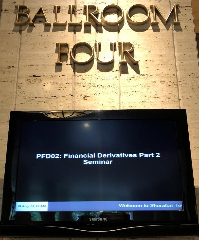 PFD02 Financial Derivatives Part 2 Seminar Training Program in Sarang Rimau - Image 3