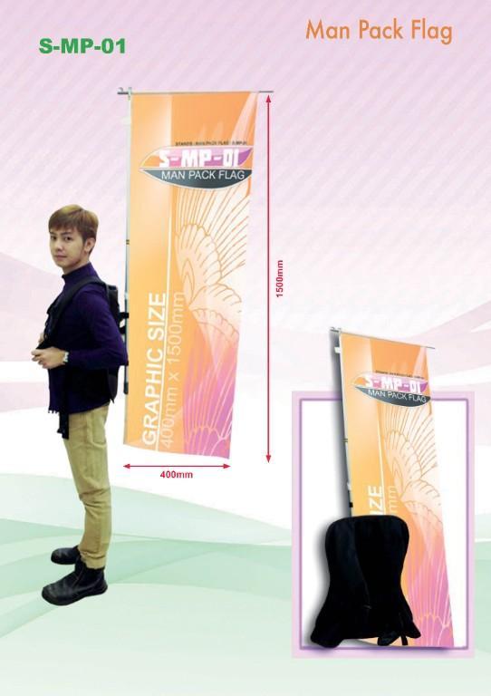Portable LED Billboard Rental | Manpack Advertising Sign & Flag in Sembawang - Image 9