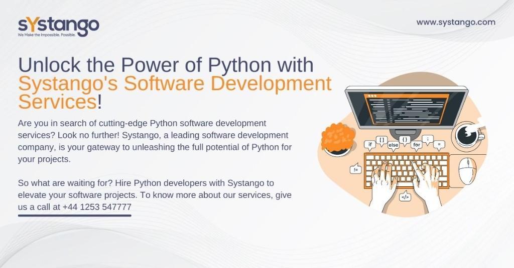 Unlock the Power of Python with Systango's Software Development in Hammersmith - Image 1