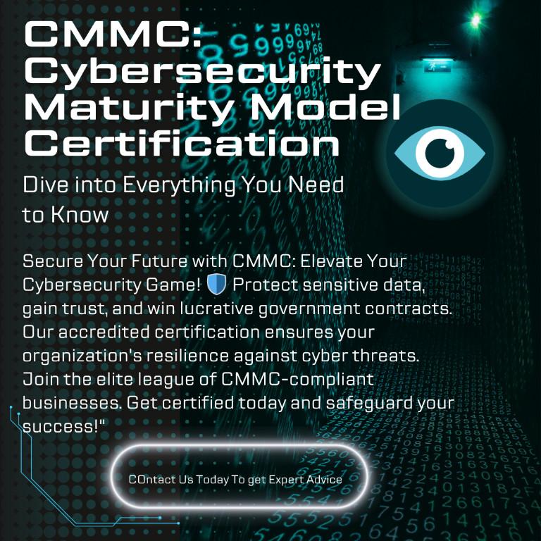 CMMC Cybersecurity Maturity Model Certification | Dive into Eve in Spring Valley - Image 1