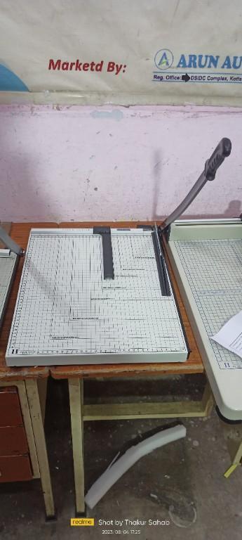 A3+ Manual Paper Cutter Machine Dealers in Rajasthan in Shāhdara - Image 5