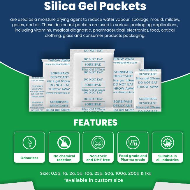 Desiccant Pouches - Moisture Absorber Bags for Cargo Shipments in Chennai - Image 3