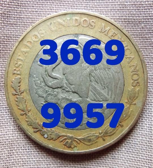 10 DIEZ PESOS MO MEXICO 1998 MONEDA en Ciudad de Guatemala - Imagen 2