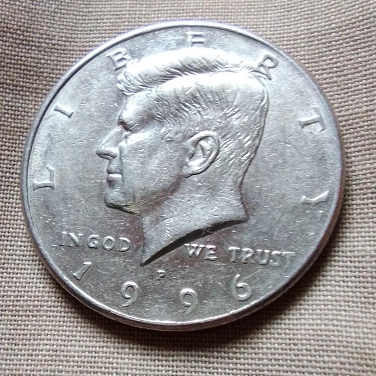 1996 D HALF DOLLAR LIBERTY USA MONEDA en Ciudad de Guatemala - Imagen 5