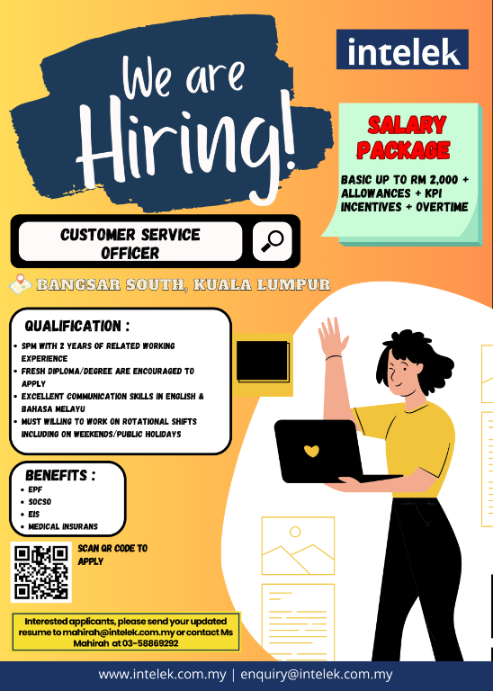 Customer Service Executive in Subang Jaya - Image 1
