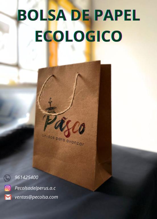 BOLSAS DE PAPAEL KRAFT en Lima - Imagen 1