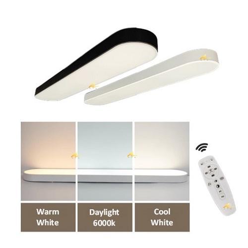 LED Rectangle Ceiling Light 4 Tones Remote Control in Singapore - Image 1