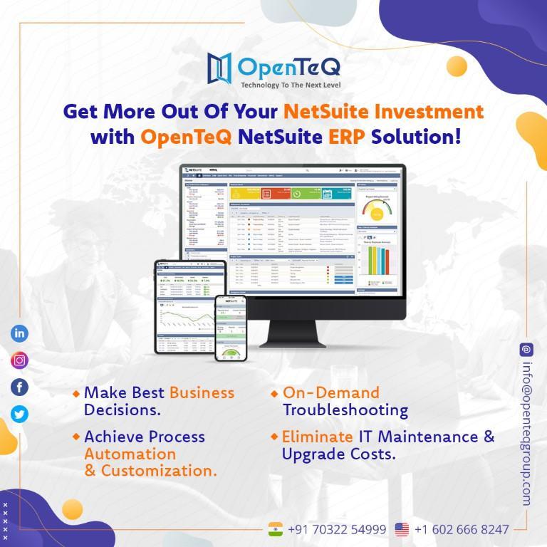 OpenTeQ NetSuite Implementation and Consulting Services in Kothaguda - Image 1