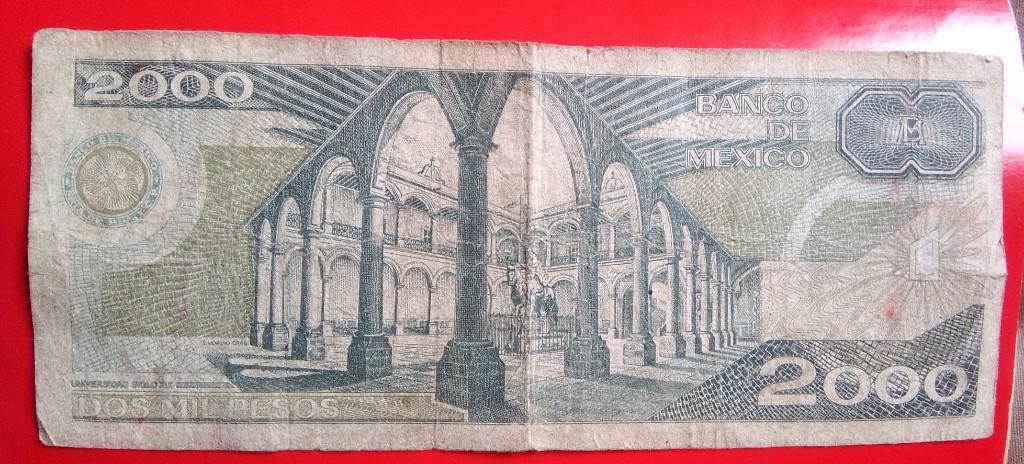 DOS MIL PESOS MEXICO BILLETE en Mixco - Imagen 4