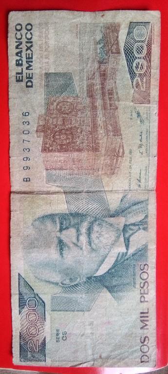 DOS MIL PESOS MEXICO BILLETE en Mixco - Imagen 6