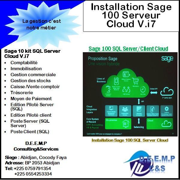 Installation, Parametrage et formation Sage 100 SQL et Modules en Côte d’Ivoire - Photo 1
