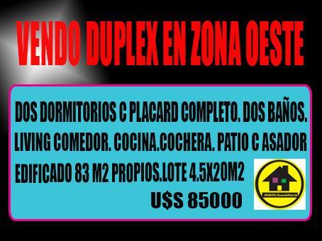 VENDO DUPLEX EN SECTOR TIRO FEDERAL en Río Cuarto - Imagen 1