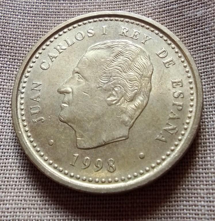 1998 ESPAÑOLA 100 PESETAS MONEDA en Ciudad de Guatemala - Imagen 3