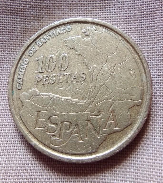 100 PESETAS ESPAÑA 1993 MONEDA en Ciudad de Guatemala - Imagen 1