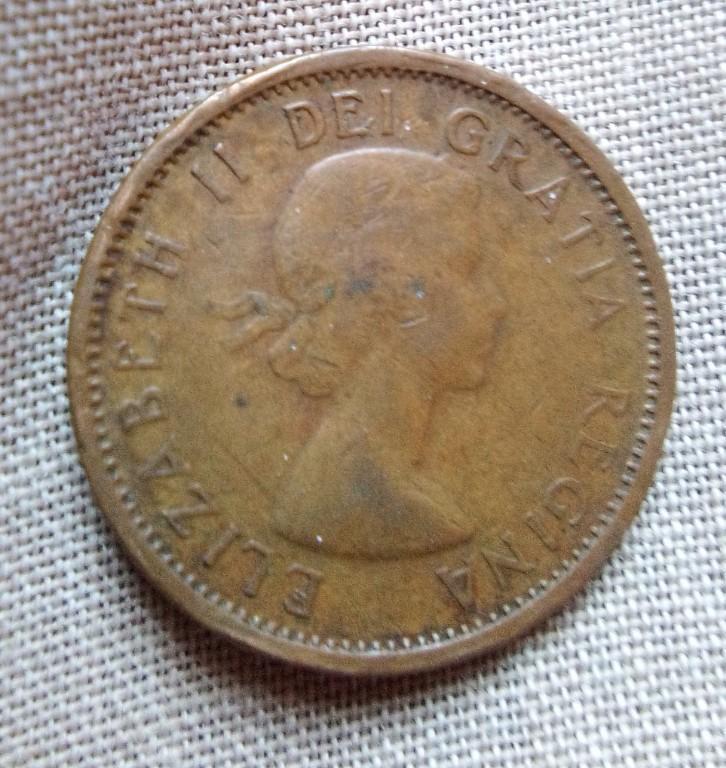 1964 CANADA ELIZABETH II MONEDA en Ciudad de Guatemala - Imagen 1