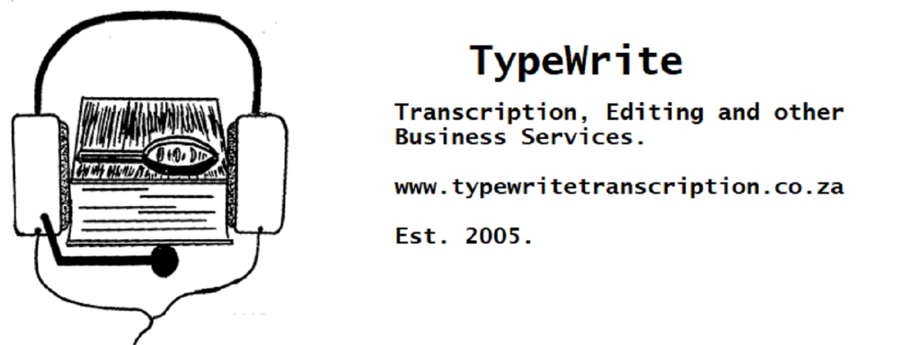 Typewrite Transcription, Copy-Editing and Secretarial Services in Randburg - Image 2