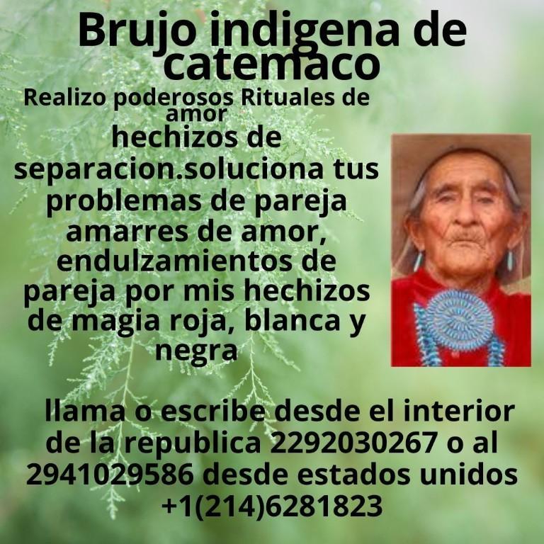 brujo indigena de catemaco , amarres para el amor en Colorado Springs - Imagen 1