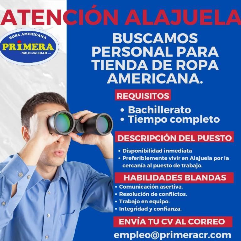 PERSONAL PARA TIENDAS ROPA AMERICANA en Santo Domingo - Imagen 1