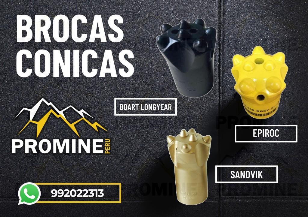 PRODUCTOS MINEROS - BROCAS CONICAS en Perú - Imagen 1